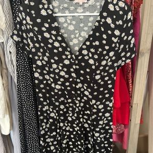 Floral summer dress womens